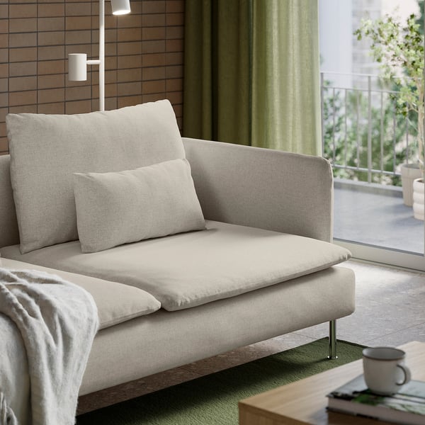 SÖDERHAMN Armrest, Gunnared beige