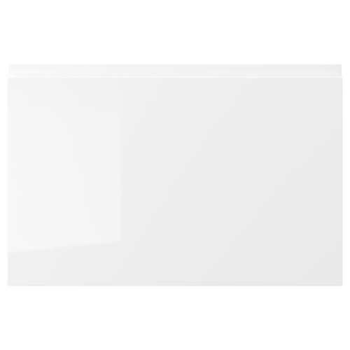 VOXTORP kitchen cabinet - white high gloss. Sleek, modern, handleless design.