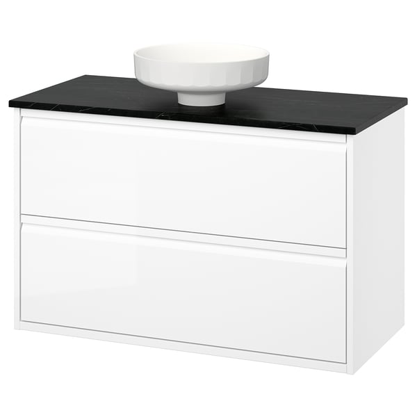 ÄNGSJÖN / LERSJÖN Vanity with drawers