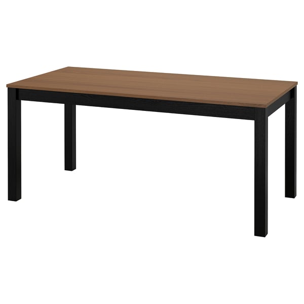 ÅLHULT Table, black/brown, 66 7/8x31 1/2 "