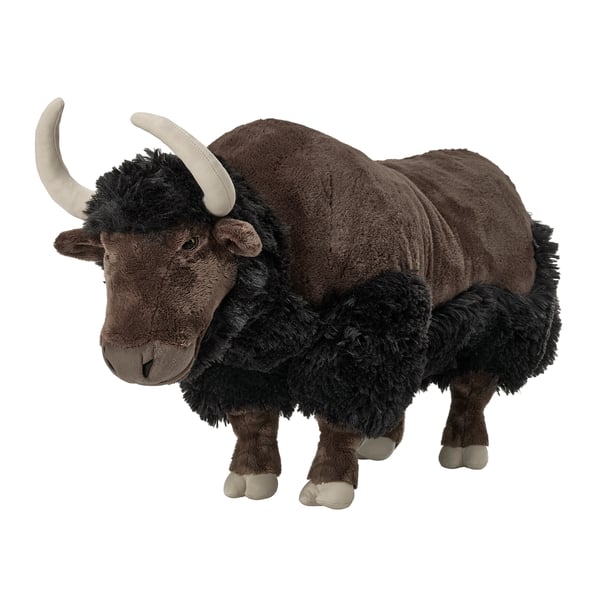 ALPTALL Soft toy, yak/dark brown, 24 ¾ "