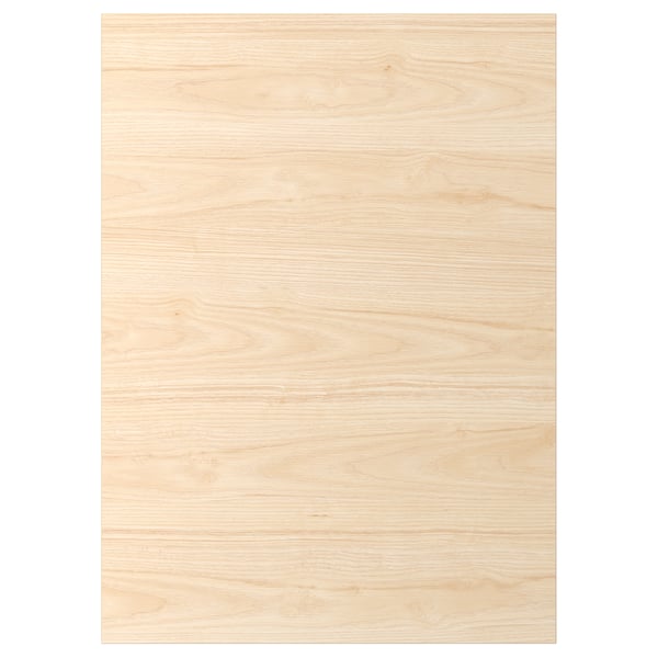 ASKERSUND ash wood-patterned panel, light brown, rectangular.