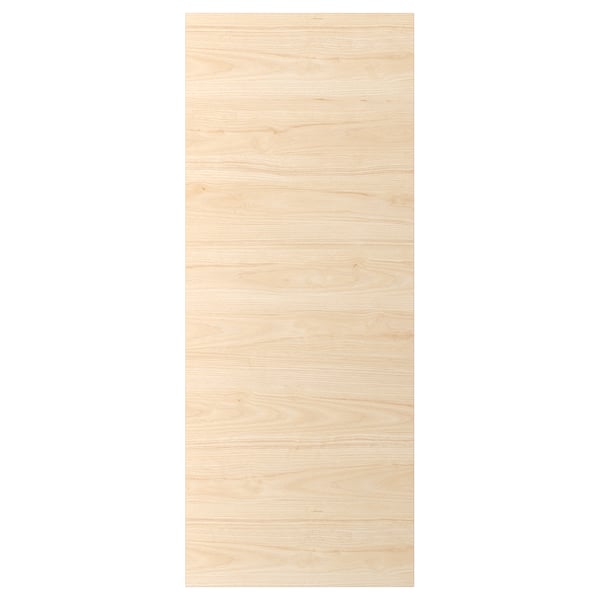 ASKERSUND light ash wooden effect door, rectangular, easy-clean melamine surface.