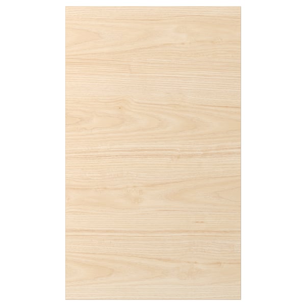 ASKERSUND light ash wood effect door, smooth surface, modern design, easy-clean melamine.