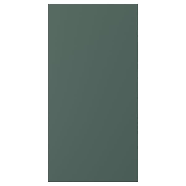ASPUDDEN Cover panel, dark gray-green, 15x30 1/2 "