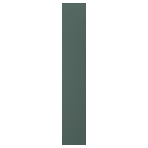 ASPUDDEN Cover panel, dark gray-green, 15x90 "