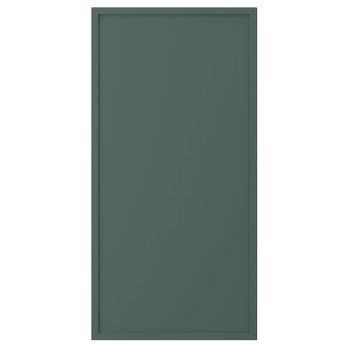 ASPUDDEN Door, dark gray-green, 15x30 "