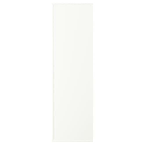 ASPUDDEN: white shelf, rectangular shape, made of particleboard and fibreboard.