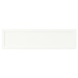 ASPUDDEN desk, white, rectangular, modern, particleboard, fibreboard, plastic edging.