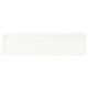ASPUDDEN desk, white, rectangular, modern, particleboard, fibreboard, plastic edging.