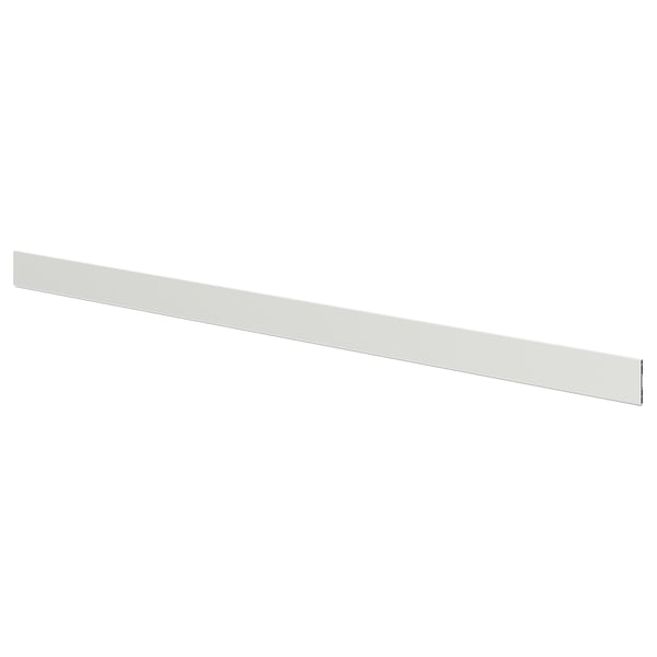 ASPUDDEN Toe kick, light gray, 84x4 1/2 "