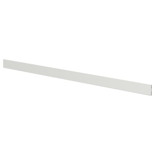 ASPUDDEN Toe kick, light gray, 84x4 1/2 "