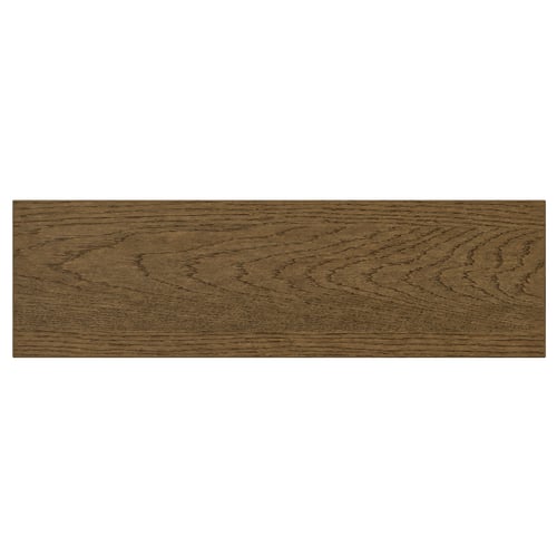 AURDAL Drawer front, brown stained oak veneer, 22x6 1/2 "