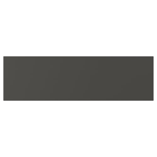 Black rectangular AURDAL unit, flat-topped, with smooth finish.