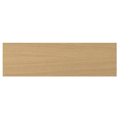 AURDAL Drawer front, oak veneer, 22x6 1/2 "
