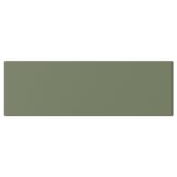 AXSTAD green drawer front, rectangular shape, matte finish, made of fibreboard with melamine and plastic foil.
