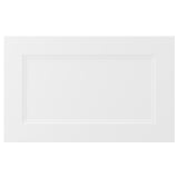AXSTAD white drawer, matt finish, inset panel, soft lines, durable plastic foil.