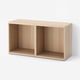 BESTÅ Frame, white stained oak effect, 47 1/4x15 3/4x25 1/4 "