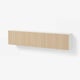 BESTÅ Wall-mounted cabinet combination, white/Björköviken ash veneer, 70 7/8x8 5/8x15 "