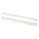 Pair of BILLSBRO white aluminium kitchen handles, sleek and modern.