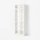 BILLY / OXBERG Bookcase, white, 31 1/2x11 3/4x93 1/4 "