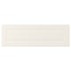 BODBYN off-white kitchen cabinet, smooth lacquered panels, classic bevelled design, 25-year guarantee.