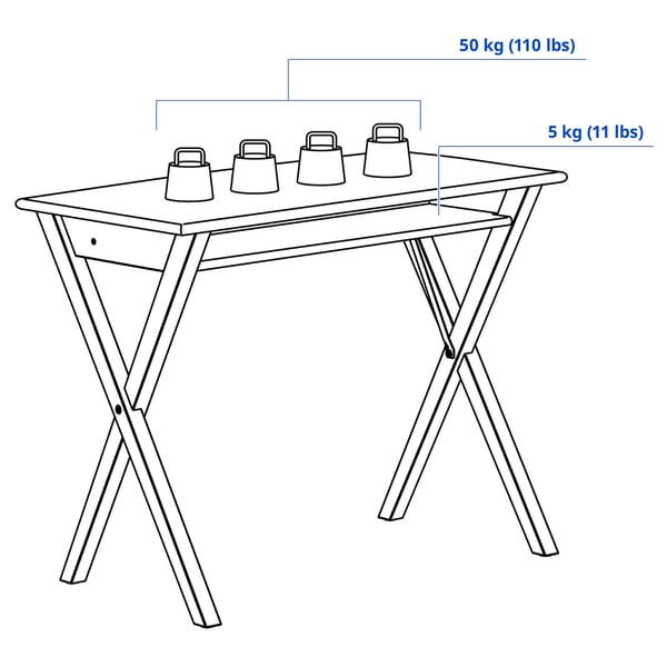 Illustration with measurements for the product: BOLLPOJKE.