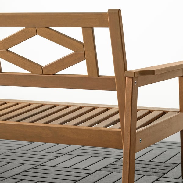 BONDHOLMEN wooden outdoor furniture - solid eucalyptus, durable & comfortable design, natural finish.