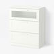 BRIMNES 3-drawer chest, white, 30 3/4x18 1/8x37 3/8 "