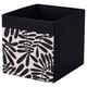 DRÖNA Box, black/off-white, 13x15x13 "