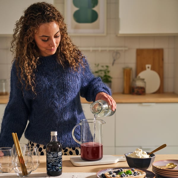 DRYCK BLÅBÄR Blueberry syrup, 17 oz