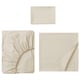 DVALA Sheet set, beige, Twin
