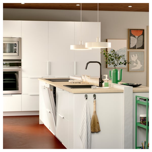 EKBACKEN Countertop, plywood effect/laminate, 74x1 1/8 "