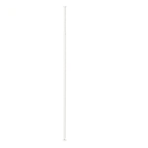A white ELVARLI adjustable storage post made of recycled aluminium.