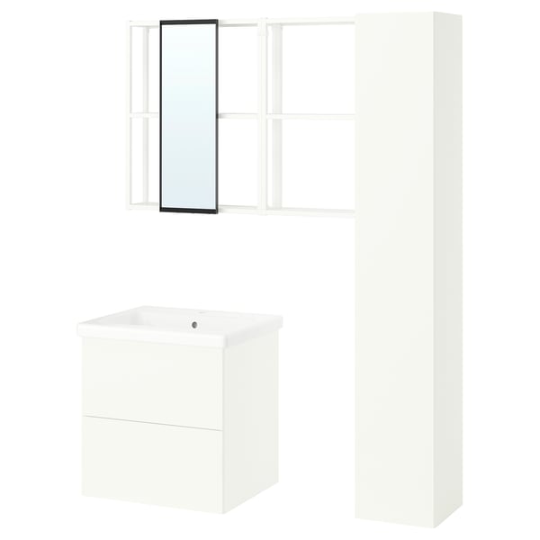 ENHET Bathroom, white, 24 "
