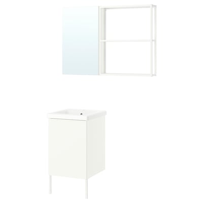 ENHET Bathroom, white, 18 "