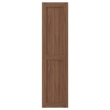 Brown ENKÖPING wood-grain cabinet door with rectangular panel.