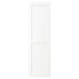 ENKÖPING white cabinet door, sleek and classic with subtle wood grain texture.