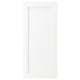 White ENKÖPING cabinet door, rectangular, smooth foil surface.