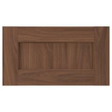 ENKÖPING brown walnut cabinet door, wooden texture, rectangle.