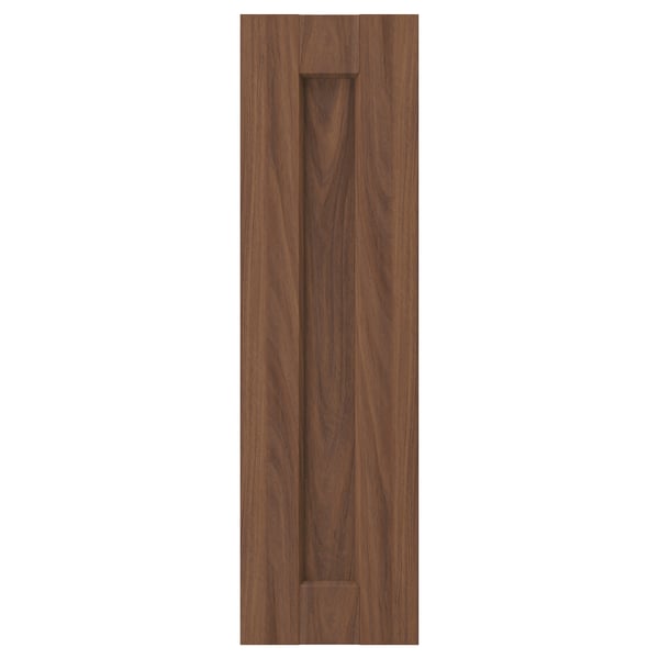 ENKÖPING door, brown walnut, square, with subtle grain.