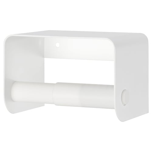 ENUDDEN Toilet roll holder, white, 3 ½x5x3 ¼ "