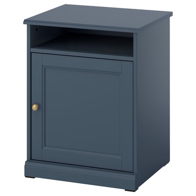FÅGELFJÄLLET Nightstand, dark gray-blue, 20 1/2x18 1/8x26 "