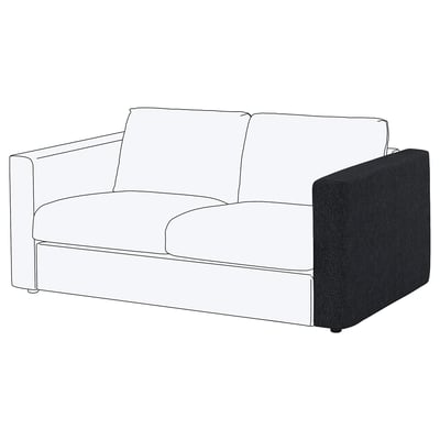 FINNALA 2-seat sofa, light grey, modern, minimalist design with sleek lines and clean edges.
