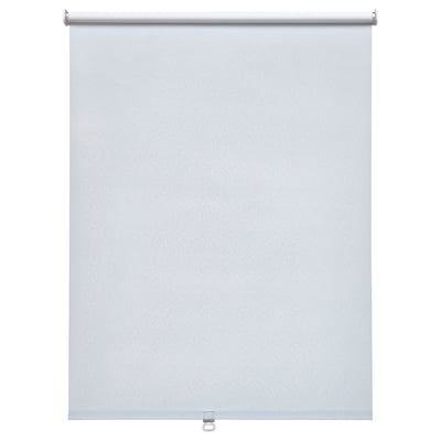 White roller blind, FÖNSTERBLAD, soft-touch, cordless, pattern.