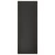 Black rectangular cover panel for kitchen fronts, made of recycled materials.