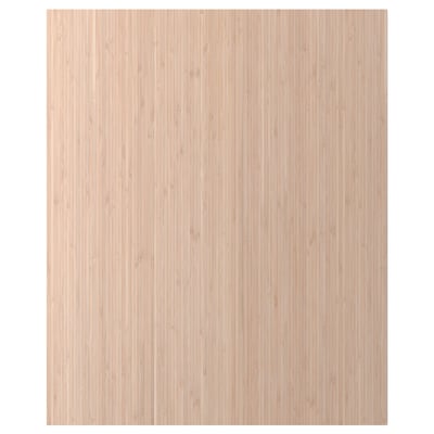 Natural bamboo kitchen panels, adding warmth and texture to your space.