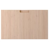 FRÖJERED bamboo drawer fronts, natural wood colour, modern design.