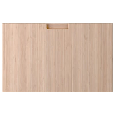 FRÖJERED bamboo drawer fronts, natural wood colour, modern design.