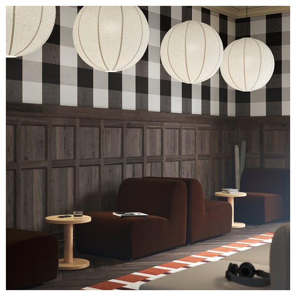 GULLSUDARE Pendant lamp shade, white/handmade, 27 ½ "